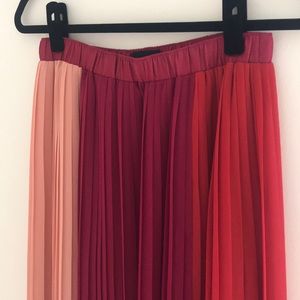 Targets Who What Wear Multi Color Pleat Skirt